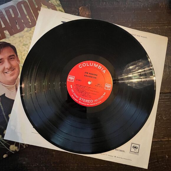 Jim Nabors Galveston Vintage 1969 LP Vinyl Record Album CS 9817 Christmas - Picture 4 of 6